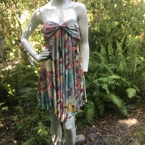 Vintage jersey sleeveless Dress